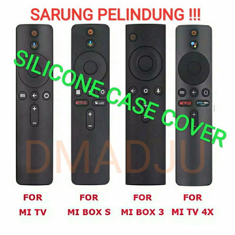 Cover Pelindung Remote Xiaomi :-Mi TV, -Mi Box S,
-Mi Box 3 
-Mi TV 4X