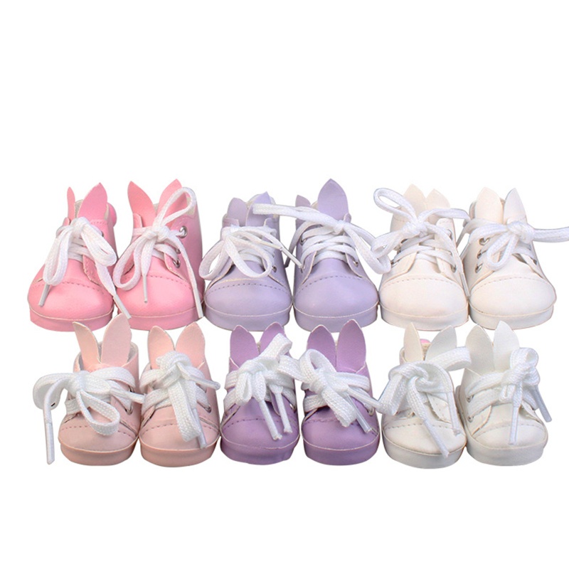 Mary Rabbit Ear for Doll Shoes for 14.5 Inch for Doll &amp;&amp; Nancy &amp; Bjd for Doll Aksesoris Baju Mainan DIY