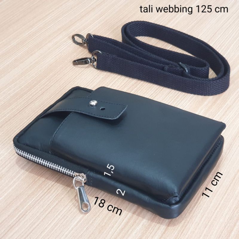 Sling bag mini kulit asli