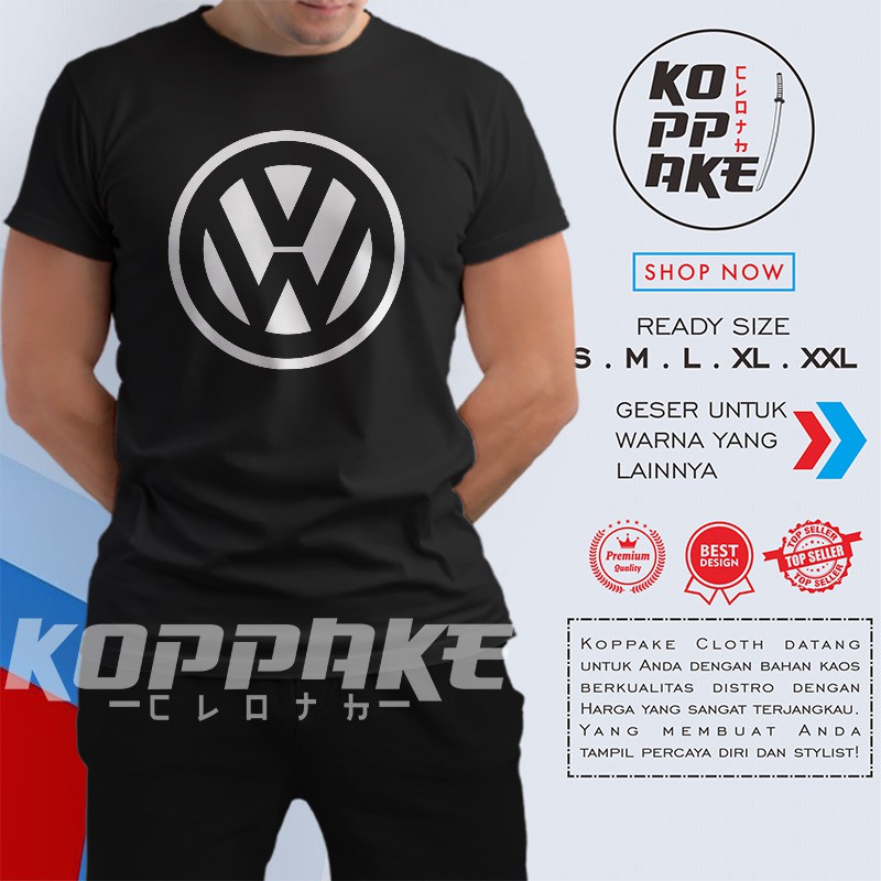 Kaos Mobil VW VOLKSWAGEN Logo Baju Otomotif