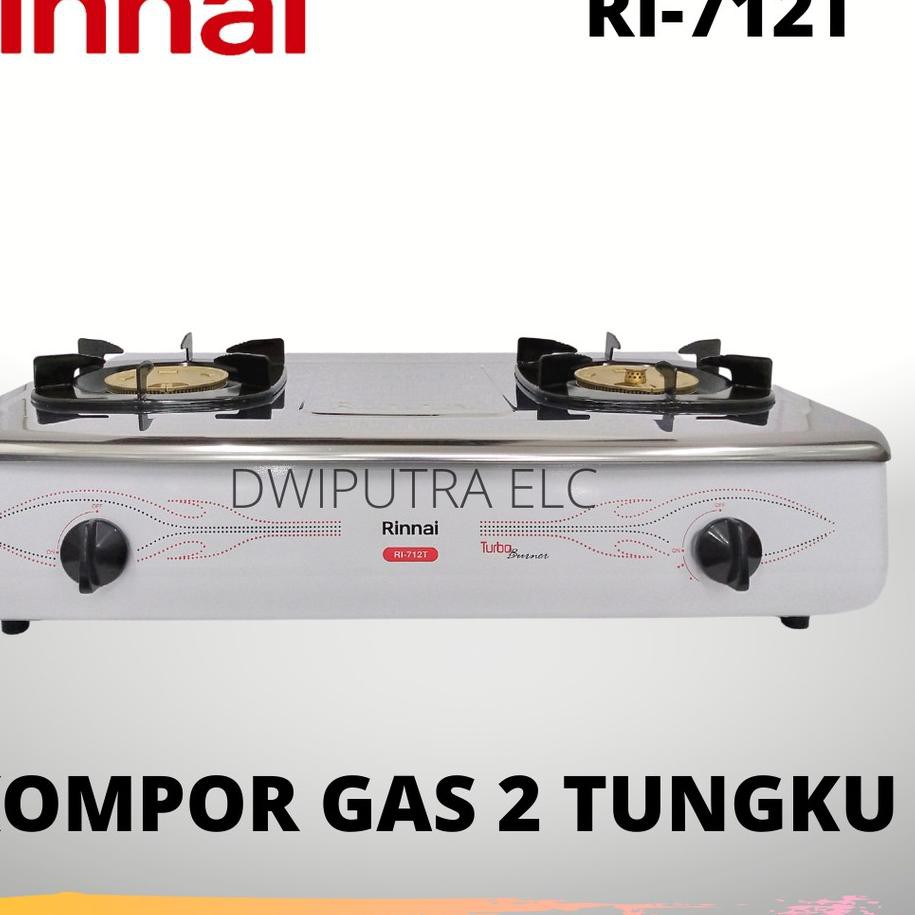 Jual Siap Kirim Kompor Gas Rinnai 2 Tungku Ri712t Ri 712 T Api Besar Indonesia Shopee Indonesia