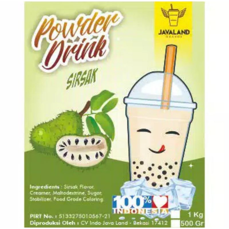 bubuk minuman sirsak 1 kg