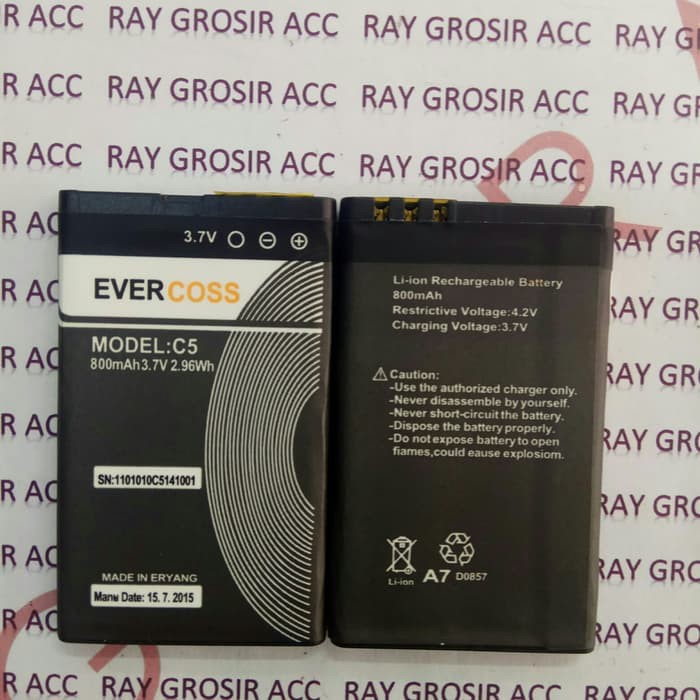 Baterai Original Evercoss C5 , C-5