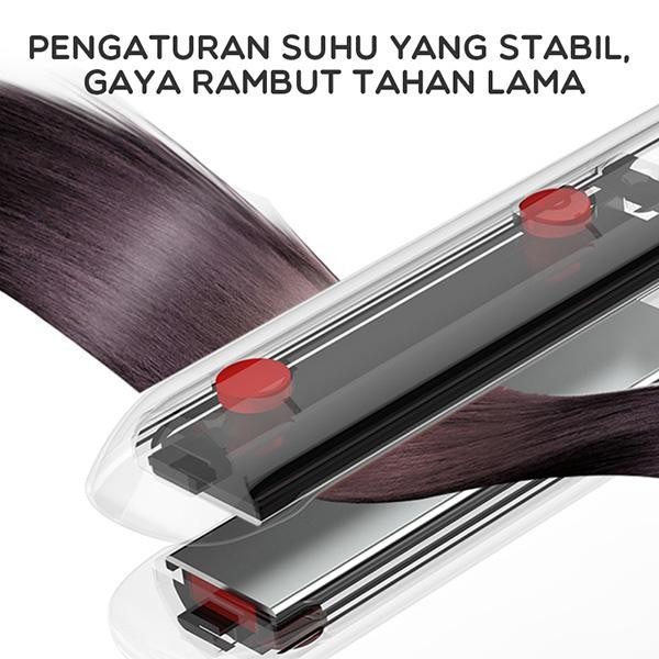 Catokan Rambut Wanita 2in 1 Hair Curler Hair Straightener SHS002