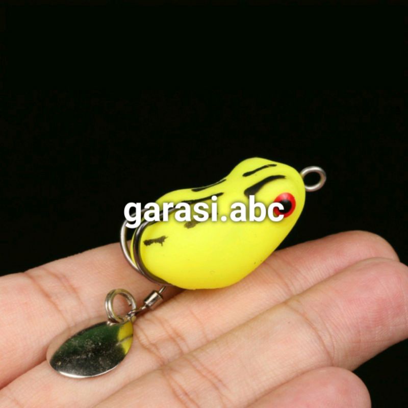 Soft Frog Umpan Pancing Kodok 3cm 4,2g Swim Bait Fishing Lure Katak Casting Gabus Tiruan Artifisial Artificial Kutuk Relix Nusantara Sungai Waduk Danau Kali Apung