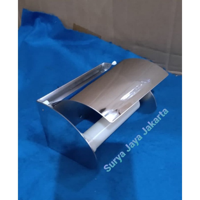 Tempat tissue stainless / Tempat tissue toilet / tempat tissue roll