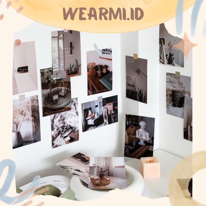 

15 pcs Kertas Motif Aesthetic Hiasan Dinding Photocard Sky Sakura Movie Polaroid Firework Aesthetics Scrapbook Bujo Jurnal DIY Wearmi
