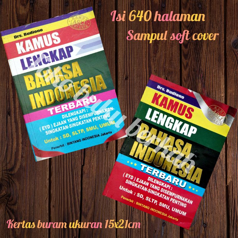 buku kamus lengkap bahasa indonesia (15x21cm)