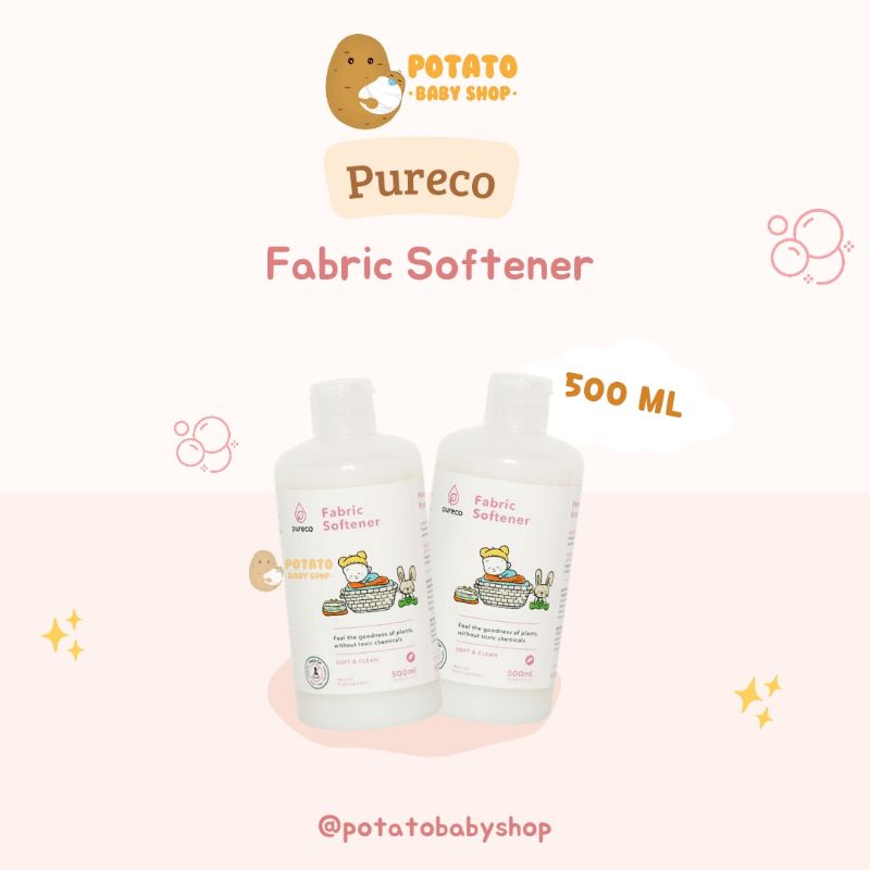 Pureco Fabric Softener 500ml  / Pelembut Pakaian