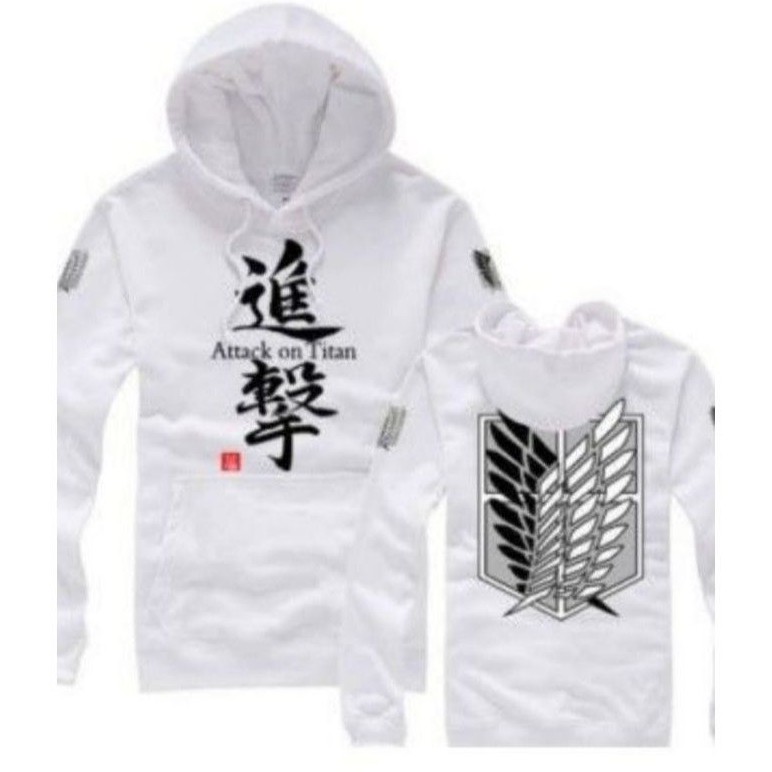 Sweater attack on titan snk white