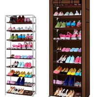 TBI RAK SEPATU 4 SUSUN ANTI KARAT + COVER, AMAZING SHOE RACK PORTABLE