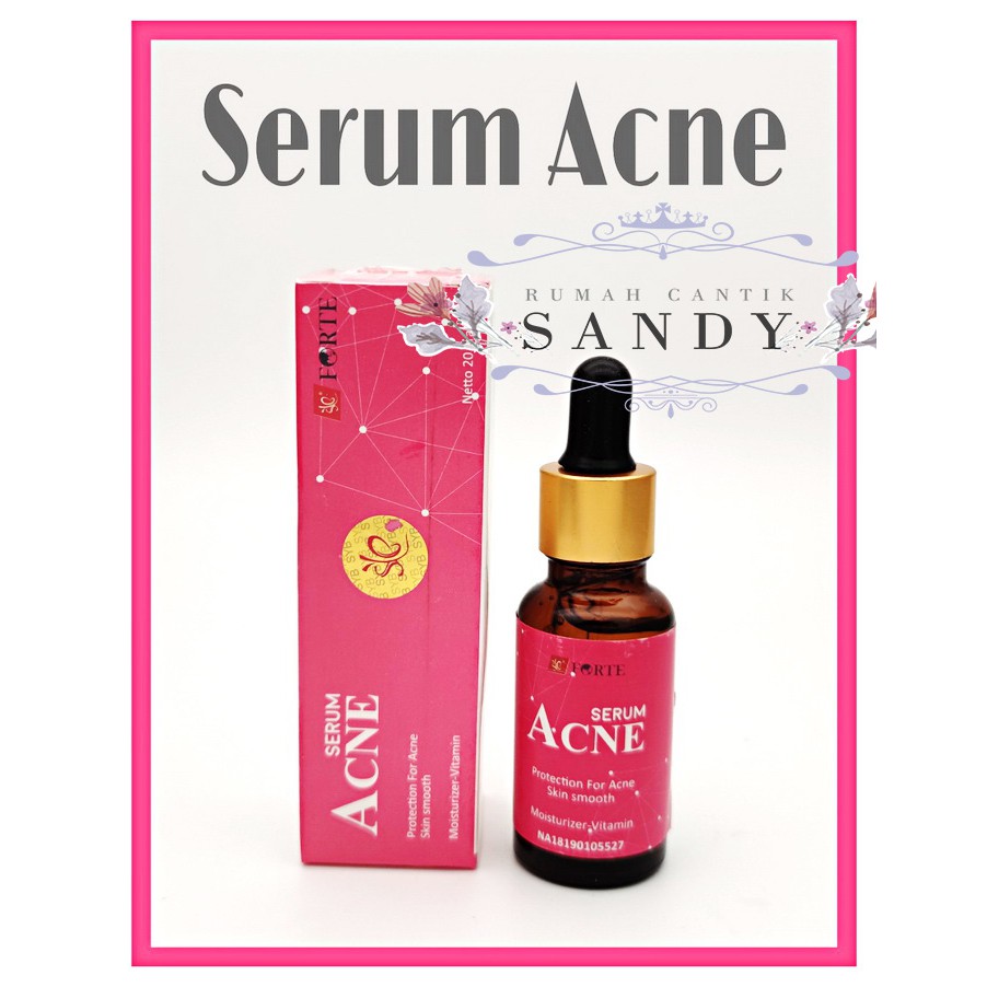 SYB FORTE ~ SERUM ACNE Pink BPOM ~ SERUM untuk  WAJAH BERJERAWAT