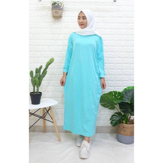 Gamis kaos - baju jombo - baju harian - baju santai