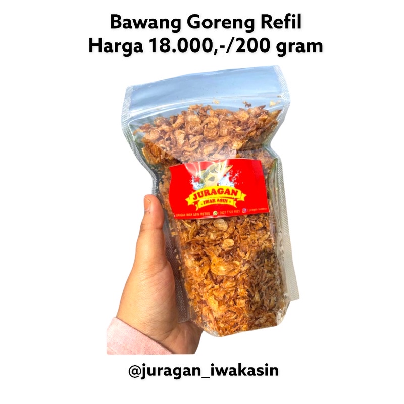 

bawang goreng / juragan iwak asin
