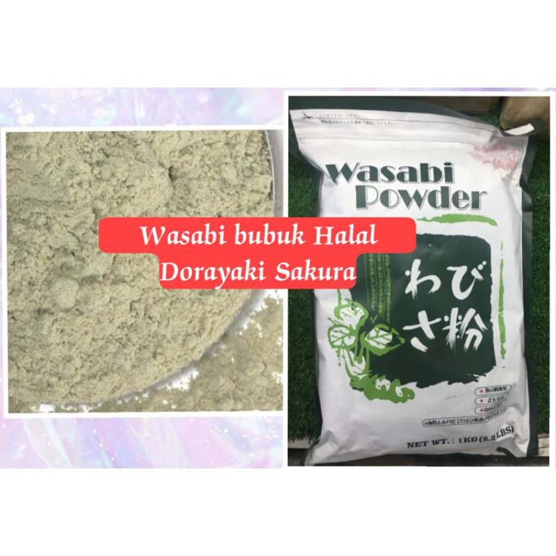

Wasabi powder bubuk halal MUI 50gr 100gr pasta wasabi premium