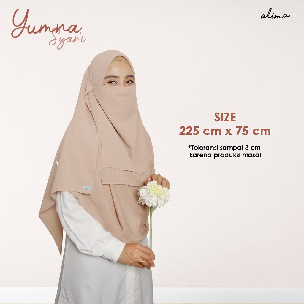 Pashmina Jumbo Syari Bahan Diamond By Alima