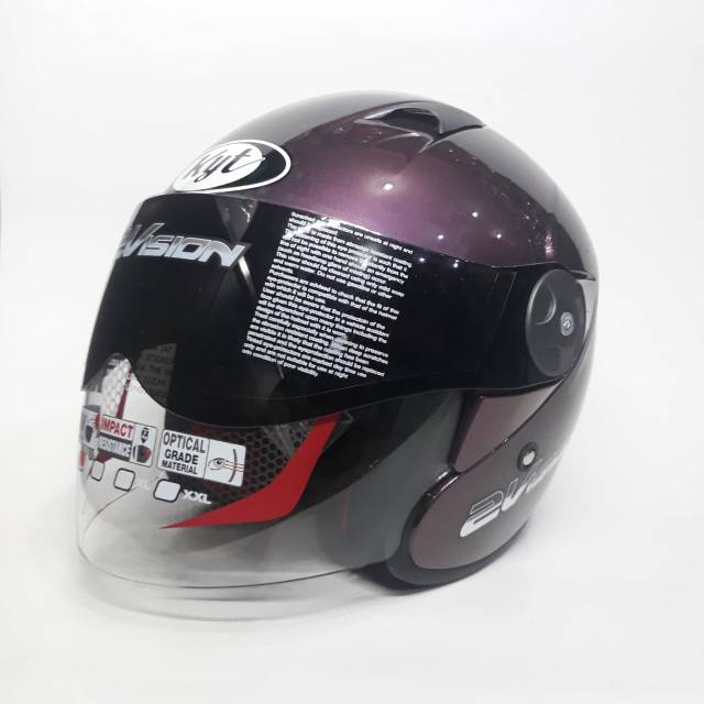 Helm KYT 2Vision Ungu