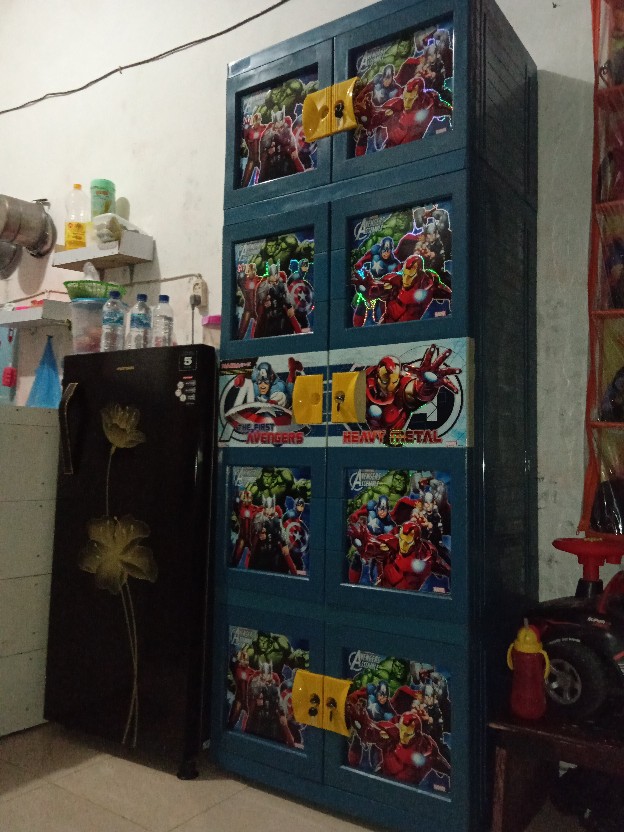 Lemari Plastik Gantung Jumbo Karakter License Naiba - 1864