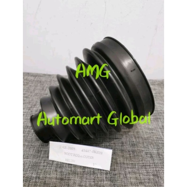 Boot cv joint as roda luar Toyota hilux Fortuner