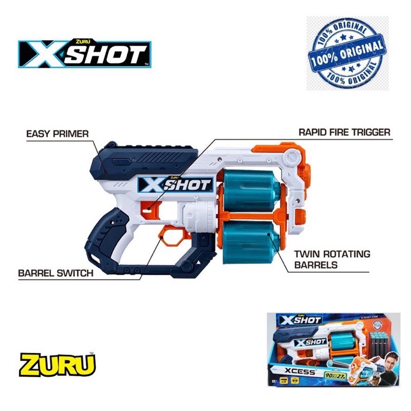 Zuru Xshot X- Shot Xcess TK12 TK 12