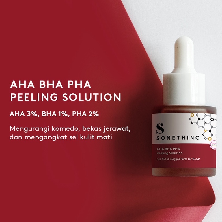 ⭐ BAGUS ⭐ SOMETHINC AHA BHA PEELING SOLUTION 20ml | Pori-Pori Tersumbat Komedo Bekas Jerawat