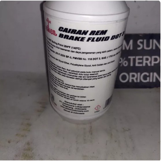 Seiken DOT3 Brake Fluid 300ml Minyak Rem Cairan Tahan Panas Putih