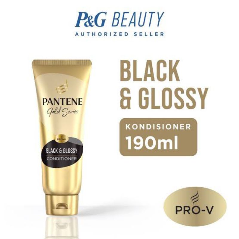 Pantene Black &amp; Glossy Conditioner 190ml