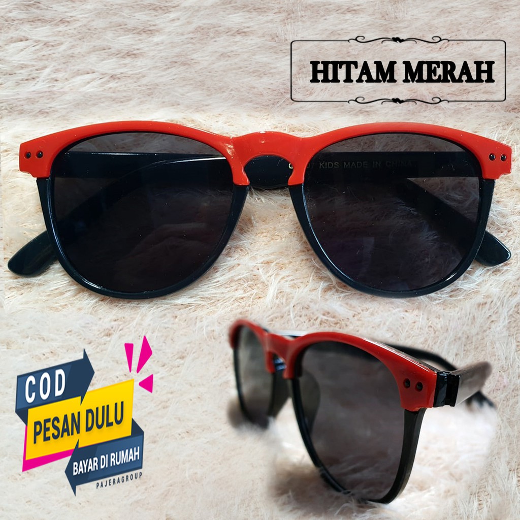 COD Kacamata Hitam Anak Perempuan Laki Kacamata Fashion Anak Sunglasses Kids Style Terbaru