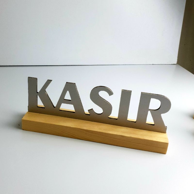 

sign kasir tulisan kasir