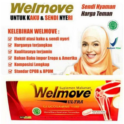 WELMOVE ULTRA/WELMOVE SUPLEMEN KESEHATAN SENDI ISI 5 KAPLET [2024]