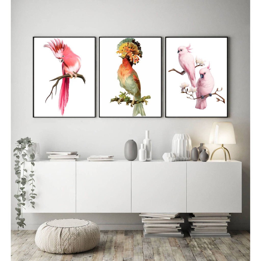 Walldecor Hiasan Dinding  Poster Hiasan Dinding  Burung 