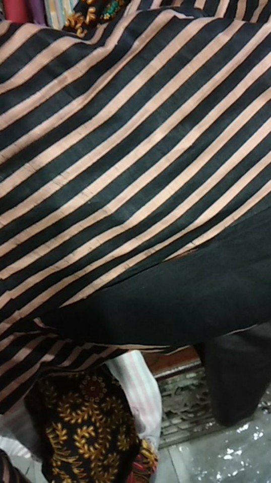 Tersedia Ukuran M.l.xl Terbaru Gamis Batik Kekinian Gamis 2motif Seno Coklatan 2 Saku