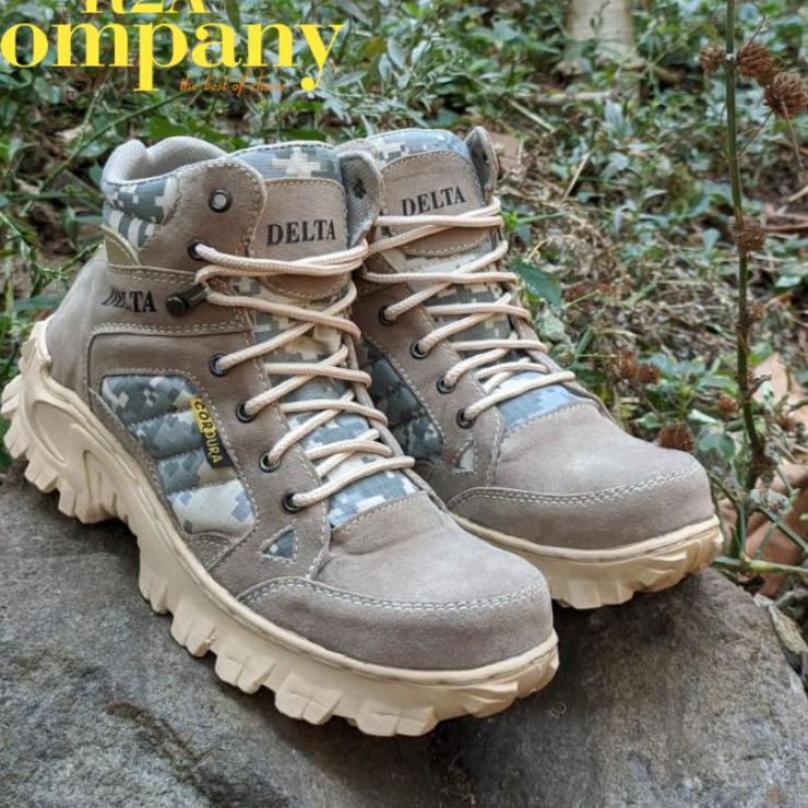 [KODE A69SQ] SEPATU DELTA PENDEK LORENG, SEPATU SAFETY,SEPATU DELTA ,SEPATU DELTA TACTICAL