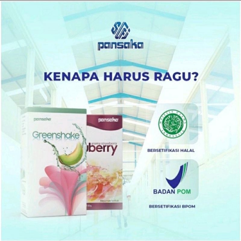 [PROMO] Pansaka Greenshake Aroma Melon Untuk Diet