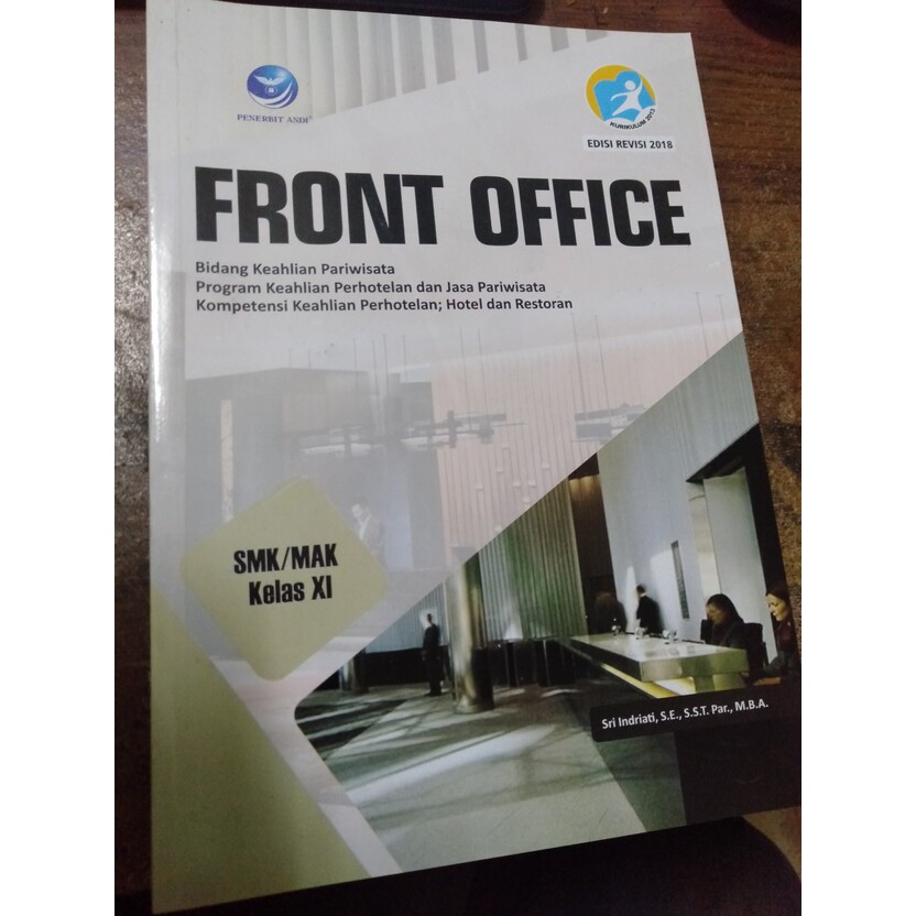 Buku Front Office - Program Keahlian Perhotelan dan Jasa Pariwisata SMK/MAK Kelas XI-1