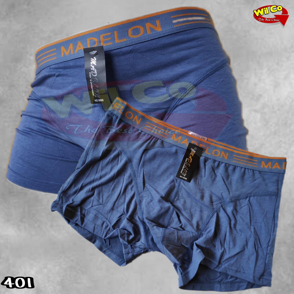 K401 CELANA  DALAM BOXER PRIA MADELON ART 8888 HARGA  PER  