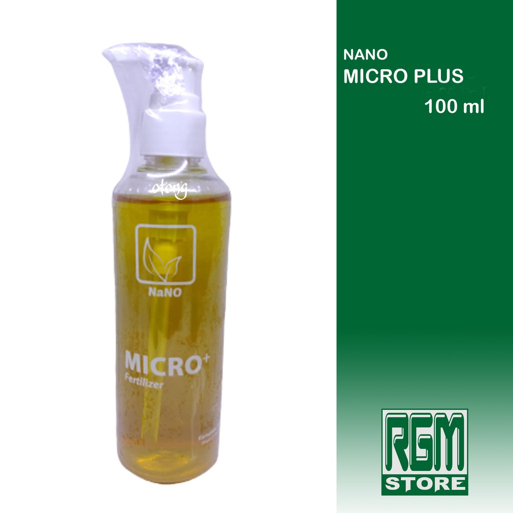 Nano micro plus fertilizer pupuk cair tanaman aquascape aquarium 100 ml