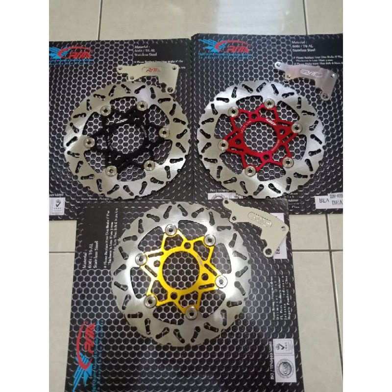 DISC PIRINGAN CAKRAM DEPAN PSM BEAT SCOOPY VARIO 125 VARIO 150 OLD  GENIOUK 220MM