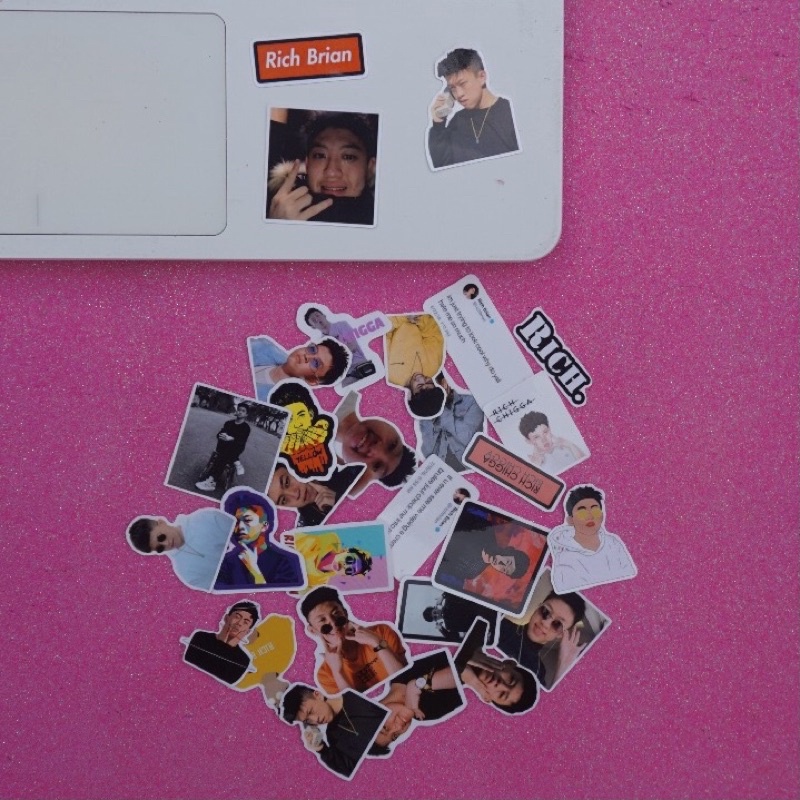 

(30pcs) STICKER TUMBLR “ RICH BRIAN “