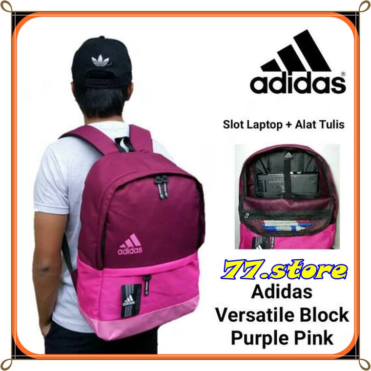 ADIDAS BACKPACK NAVY BLUE GRADE ORI TAS ADIDAS TAS MULTIFUNGSI TAS WANITA TAS BACKPACK