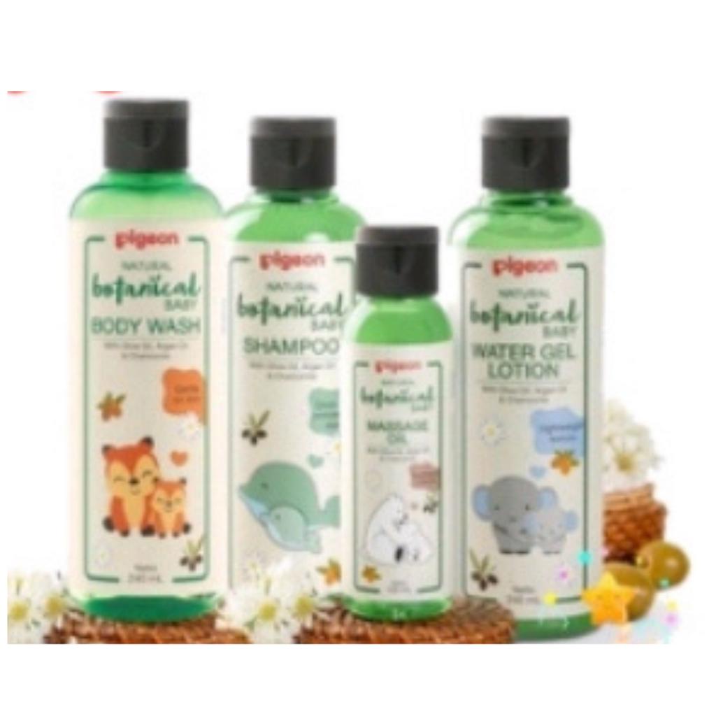 PIGEON BOTANICAL  Baby Massage Oil 100ml/Shampoo/ Body Wash/Water Gel Lotion 240Ml