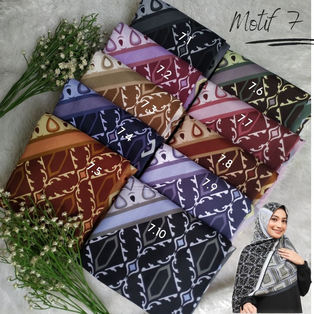 VOAL MIRACLE SYARI MOTIF LC BY UMAMA HIJAB SYARI SEGI EMPAT-motif 7