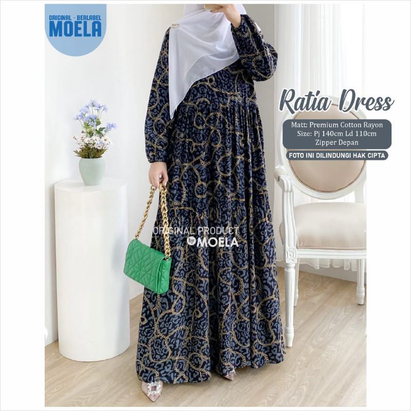 RATIA DRES ORI BERLABEL MOELA/LOLI MIDI ORI BERLABEL MOELA