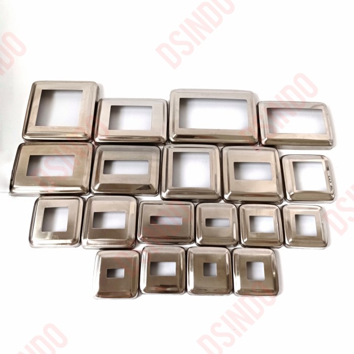 Flange/ring kotak stainless steel 10 x 40 mm (201)