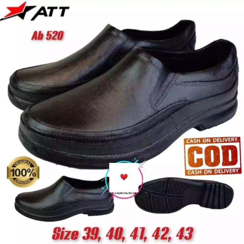 COD-Sepatu Pantofel Karet Pria ATT AWK 578/AWK557 AB 520