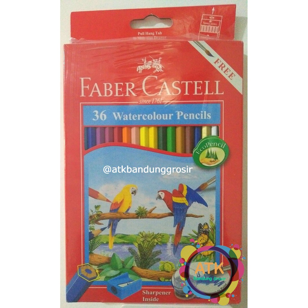 

Pensil Warna Faber Castell Water Colour 36 parrot Termurah