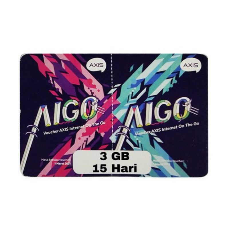 Voucher Axis 3GB 15hari