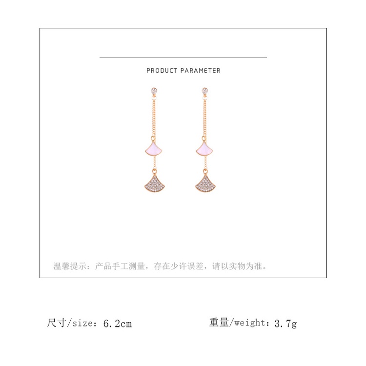 925 perak anting-anting stud 2019 baru fashion temperamen wanita online influencer anting-anting pan