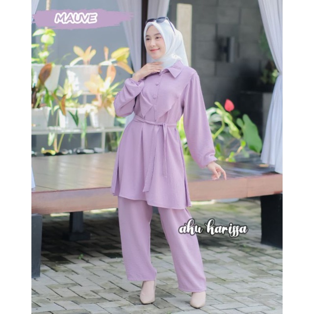 Gamis murah LIDYA ONE SET Original By Aku Karissa Terbaru 2022