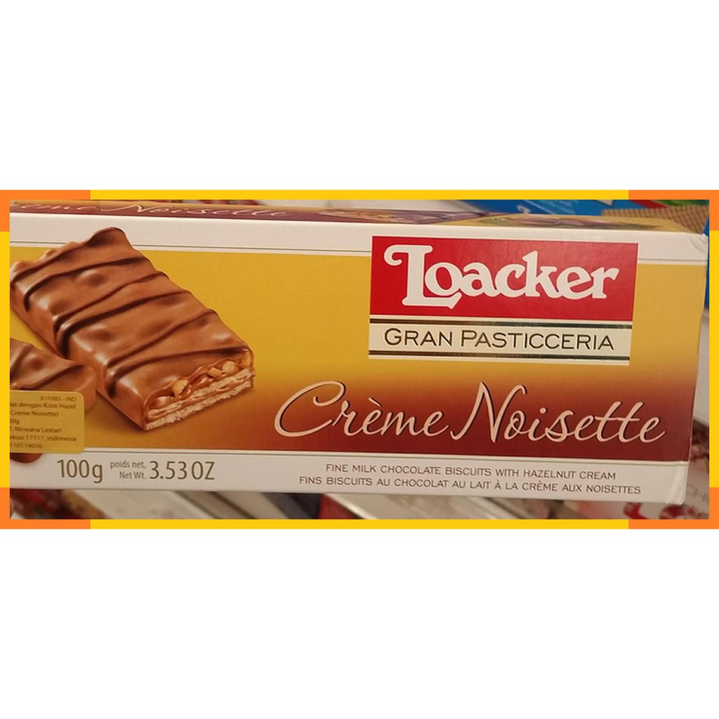 

Loacker | grand pasticceria | creme noisette | 100 gram